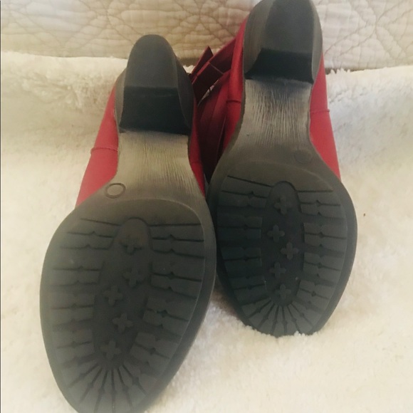 🌺Bucco Red Boots - Picture 3 of 8